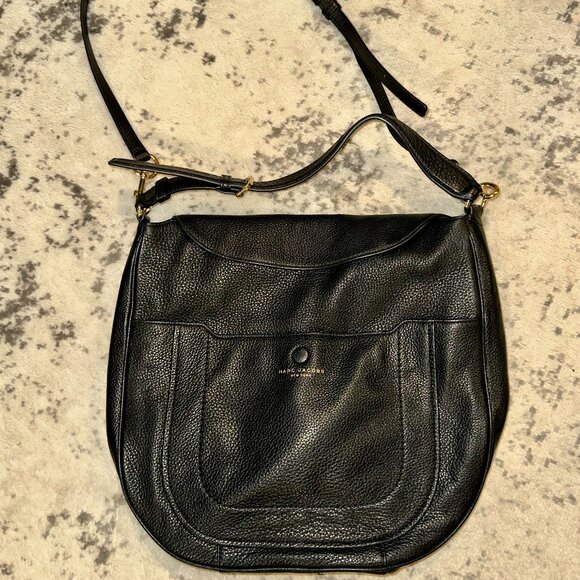 Marc Jacobs Black Large Hobo with Crossbody Strap - Picture 1 of 3